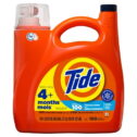 Tide Liquid Laundry Detergent Clean Breeze 100 Loads 132 fl oz HE Compatible