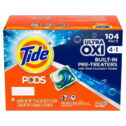 Tide PODS Ultra Oxi Liquid Detergent Pacs (104 Count)