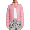 Time and Tru Women's Cropped Puffer Jacket