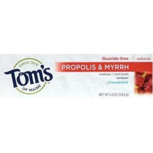 Tom's of Maine Antiplaque Toothpaste w/ Propolis & Myrrh - Cinnamint 5.5 oz Paste