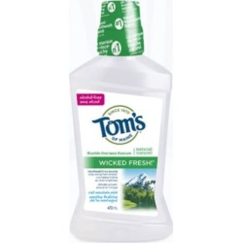 Tom's Tom's of Maine Wicked Fresh Cool Mountain Mint Fluoride Free Mouthwash 473ML 473.0 mL