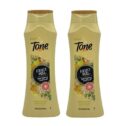 Tone Fruit Peel Alpha-Hydroxy Fruit Acids Exfoliating Body Wash, 16 fl oz (2 Pack)