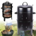 TOPTENG Vertical Charcoal BBQ Smoker, 3-in-1 16
