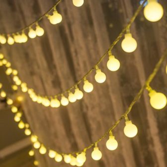 TORCHSTAR LED Globe String Lights, Waterproof Outdoor String Lights, Extendable Christmas Lights...