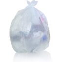 ToughBag 55 Gallon Trash Bags, Recycling Clean Up Trash Bags, 50/Case, 38'Wx58'H, Clear