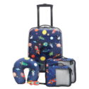 TPRC by Travelers Club 5-Piece Kid's Hard Side Luggage Travel Set with 18