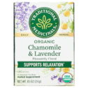 Traditional Medicinals Chamomile With Lavender, Tea Bags, 16 Count