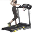 Treadmill Folding Treadmill with 17 In. Wide Running Machine with Incline Quiet 1.5 HP Power 12 Preset Program Max Speed...