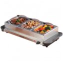 Triple Buffet Server with Warming Tray