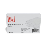 TRU RED™ 3″ x 5″ Index Cards, Legal Ruled, White, 100/Pack (TR50993) on Sale At Staples