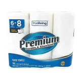 TrueLiving Premium Paper Towel – 6 Big Rolls on Sale At Dollar General