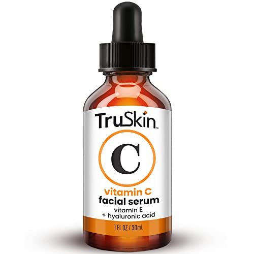 TruSkin Vitamin C Serum for Face, Anti Aging Serum with Hyaluronic Acid, Vitamin E, Organic Aloe Vera and Jojoba Oil,...