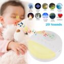 TSV White Noise Machine, Sound Machine for Baby Kid Adult, Noise Machine for Sleeping, Night Light, 20 Soothing Sound, Volume...