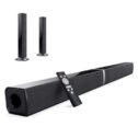 TV Sound Bars 2020D Split Soundbar Wired & Wireless Bluetooth Sound Bars with 3D Surround Sound System 30 Inch Home...