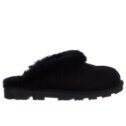 Ugg Coquette Women's Leather Fur Trim Slide Mule Slippers