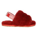 UGG Kids Fluff Yeah Slide (Toddler/Little Kid) Ribbon Red