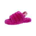 UGG Unisex-Child Fluff Yeah Slide Slipper Big Kid 8-12 Years 5 Big Kid Rock Rose