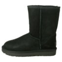 Ugg Women's Classic Short II Black Ankle-High Suede Boot - 5M