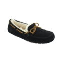 Ugg Women's Dakota Leather Black Ankle-High Suede Slipper - 6M