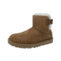 Ugg Womens Mini Bailey Suede Faux Fur Lined Winter & Snow Boots