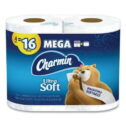 Ultra Soft Bathroom Tissue, Septic Safe, 2-Ply, White, 4 x 3.92, 244 Sheets/Roll, 4 Rolls/Pack