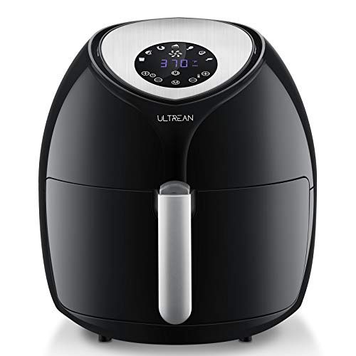 Ultrean Air Fryer 6 Quart , Large Family Size Electric Hot Air Fryer XL Oven Oilless Cooker with 7 Presets,...