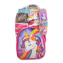 Unicorn Child Backpack Filled Easter Basket with Toys and Candy, Gift Set