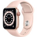 (Used) Apple Watch Series 6 GPS + LTE w/ 40MM Gold Aluminum Case & Pink Sand Sport Band