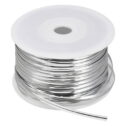 Uxcell Foil Twist Ties 100 Yard Plastic Closure Tie for Tying Bread, Candy,Cookies Silver Tone