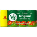 V8 Original 100% Vegetable Juice, 5.5 fl oz Can, 8 Count