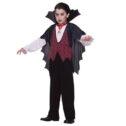 Vampire Boys Black Halloween Costume S by Rubies II
