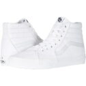 Vans Unisex Classic Sk8-Hi Canvas Shoes - True White - 14.5 Women/13 Men