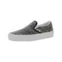Vans Womens Classic Slip-O Glitter Slip On Casual and Fashion Sneakers