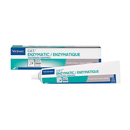 Virbac CET Enzymatic Toothpaste| Eliminates Bad Breath by Removing Plaque & Tartar Buildup | Best Pet Dental Care Toothpaste |...