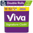Viva Signature Cloth Paper Towels, 16 Double Rolls, 104 Sheets per Roll (1,664 Total)