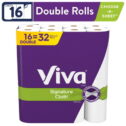 Viva Signature Cloth Paper Towels, 16 Double Rolls