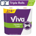 Viva Signature Cloth Paper Towels, 2 Triple Rolls