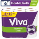 Viva Signature Cloth Paper Towels, 6 Double Rolls