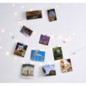 Vivitar Photo Clip String Lights 15Ft - 36 LED Fairy String Lights with 16 Colored Clips for Hanging Pictures, Perfect...