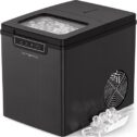 Vremi Very Nice Ice Maker for Countertop - Fast 8-Minute Ice Production - Beautiful Bullet-Shaped Cubes - Makes 26 Pounds...