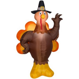 Way to Celebrate Yard Inflatables Turkey, 6.5 ft