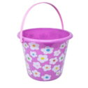 Way to Celebrate - Purple Daisy Jumbo Bucket - Plastic Easter Egg Hunt Pail