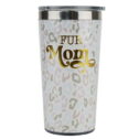 Fur Mom Coffee Tumbler with Lid, 16 oz, Mother's Day Gift, by Way To Celebrate, Multi Color