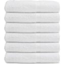 Wealuxe Cotton Bath Towels Soft and Absorbent Gym Pool Towel 24x50 6-Pack White