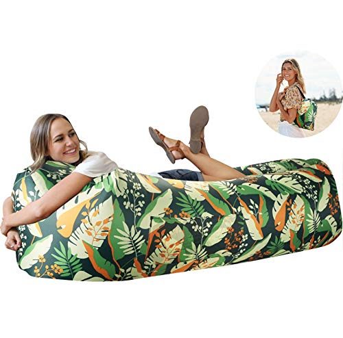 Wekapo Inflatable Lounger Air Sofa Hammock-Portable,Water Proof& Anti-Air Leaking Design-Ideal Couch for Backyard Lakeside Beach Traveling Camping Picnics & Music...