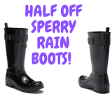 Sperry Rain Boots HALF OFF Online NOW!