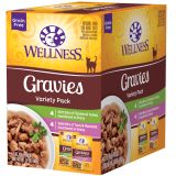 Wellness Complete Health Indulgence Grain Free Gravies Variety Pack Wet Cat Food, 3 oz., Count of 8 on Sale At PETCO