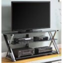 Whalen Furniture Black TV Stand for 60