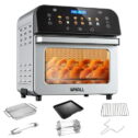 Whall® Air Fryer Oven – 12QT Touchscreen Air Fryer with 12 Pre-set Menus, up to 95% Less Oil, and Clearlook...
