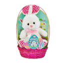 White Bunny Plush Easter Basket, Gift Set